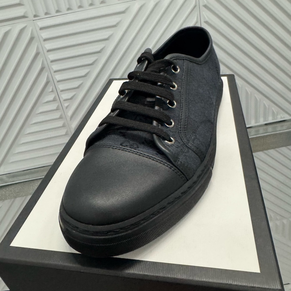 Gucci Black GG Canvas Sneakers
